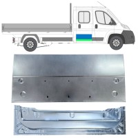 Galinių durų vidinė + išorinė dalis už Fiat Ducato 2006-2026 / Kairė = Dešinė (simetriška) / Rinkinys 16395