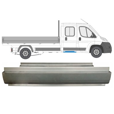 Slenkstis galinė dalis už Fiat Ducato 2006-2014 / Kairė = Dešinė (simetriška) / Dviguba kabina 14564