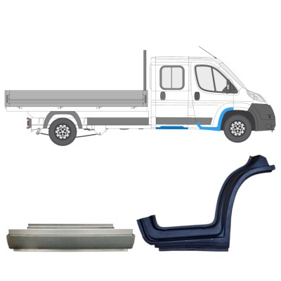 Remonto komplektas už Fiat Ducato 2006-2014 / Dešinė / Dviguba kabina / 14796