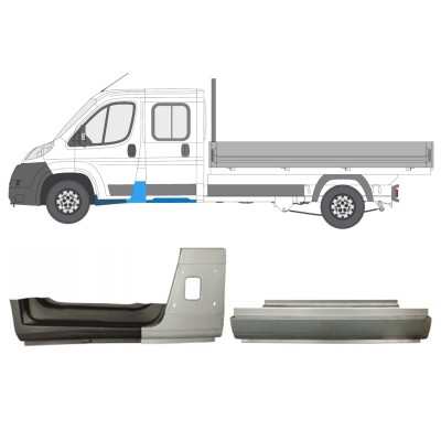 Remonto komplektas už Fiat Ducato 2006-2014 / Kairė / Dviguba kabina / 14801