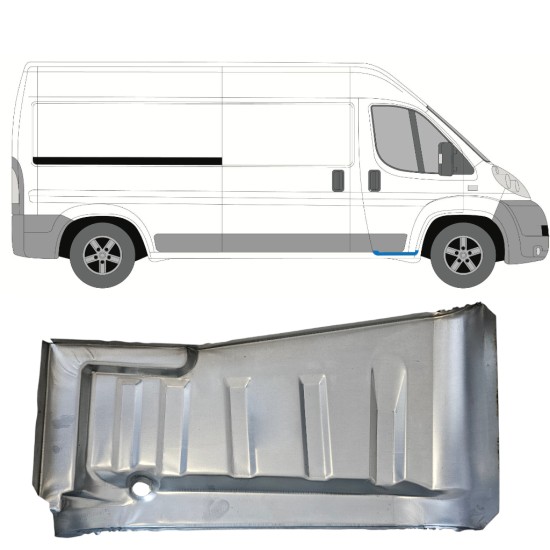 Priek durų vidaus skarda už Fiat Ducato 2006-2014 / Dešinė 15052 Priek durų vidaus skarda už Fiat Ducato 2006-2014 / Dešinė 15052
