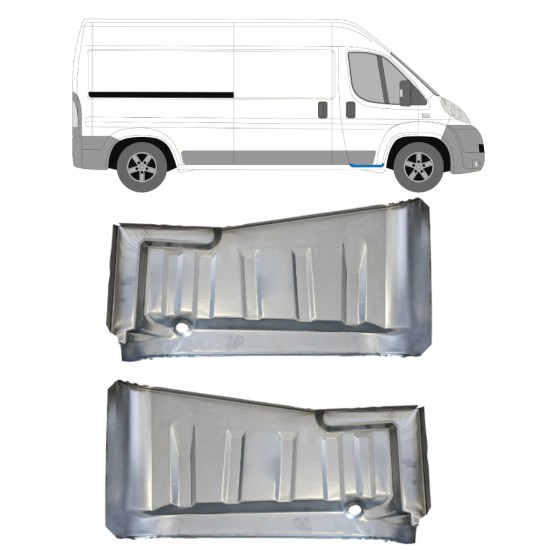 Priek durų vidaus skarda už Fiat Ducato 2006-2014 / Kairė + Dešinė / Rinkinys 15061 Priek durų vidaus skarda už Fiat Ducato 2006-2014 / Kairė + Dešinė / Rinkinys 15061