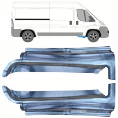 Slenkstis apatinė durų priekinių už Peugeot Boxer 2006-2025 / Kairė + Dešinė / Rinkinys 14111