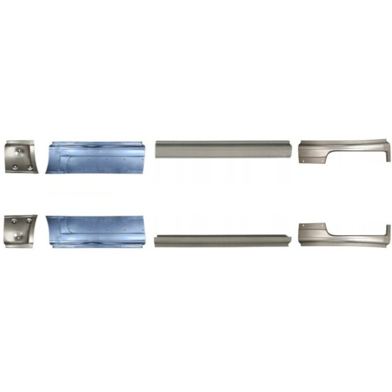 Slenkstis, apatinė už Fiat Ducato 2006-2026 / Kairė + Dešinė / Rinkinys 10887