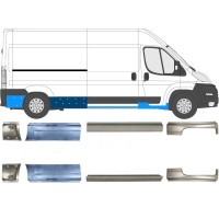 Slenkstis, apatinė už Fiat Ducato 2006-2026 / Kairė + Dešinė / Rinkinys 10887