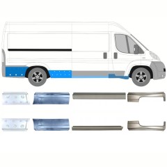 Slenkstis, apatinė už Citroen Jumper 2006-2026 / Kairė + Dešinė / Rinkinys 14169
