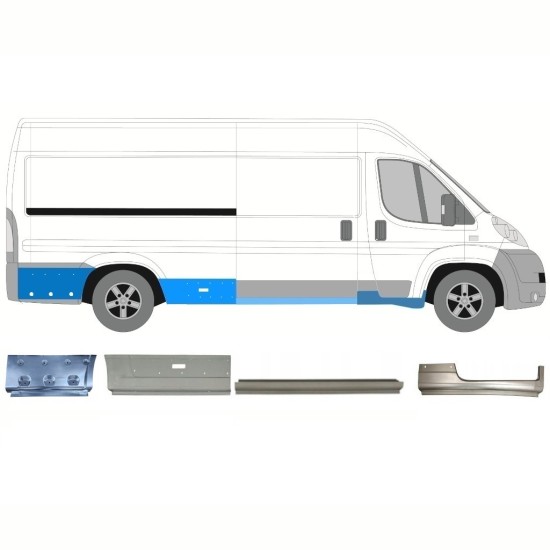Remonto komplektas už Fiat Ducato 2006-2026 / Dešinė / 16789