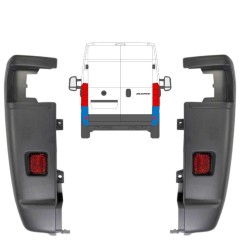 Galinio bamperio kampas 270 laipsnių už Citroen Jumper 2006-2018 / Kairė + Dešinė / Rinkinys 14064