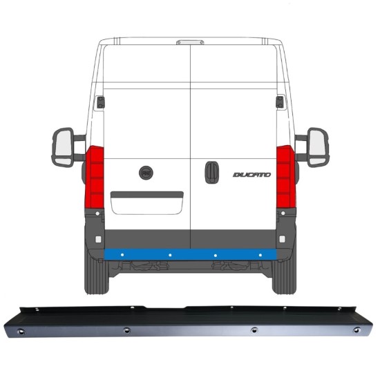 Galinis bamperis su PDC už Fiat Ducato 2006-2018 16925