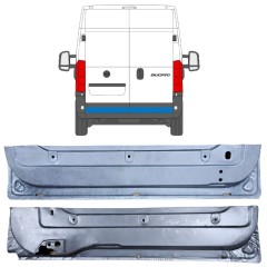 Galinių durų dalis už Peugeot Boxer 2006-2025 / Kairė + Dešinė / Rinkinys 14255