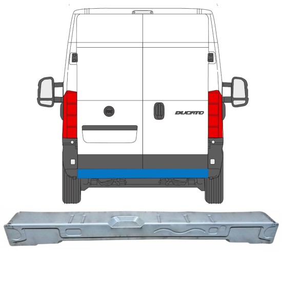 Galinė panelė už Citroen Jumper 2006-2026 16871