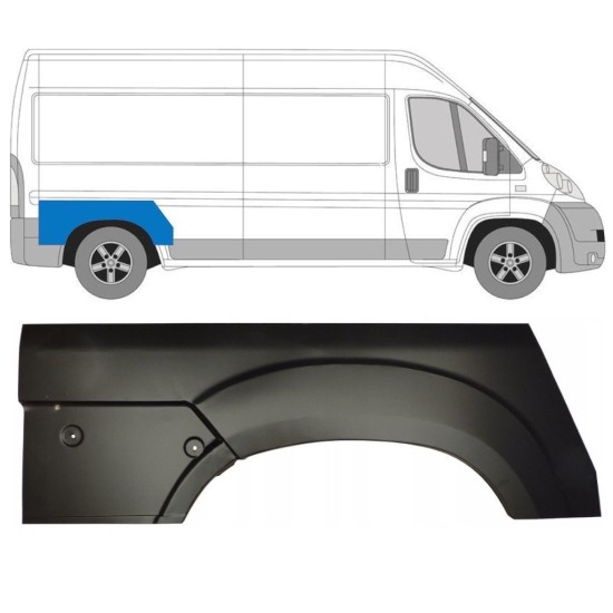 Galinė arka už Fiat Ducato 2006-2025 / Dešinė 12983