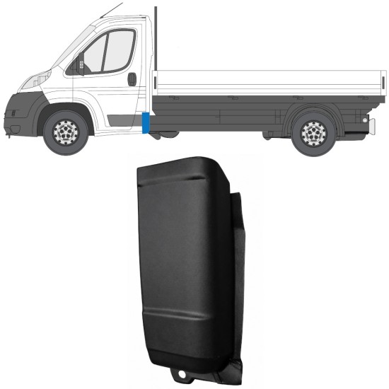 Galinis kampas už Citroen Jumper 2006-2026 / Kairė 16992