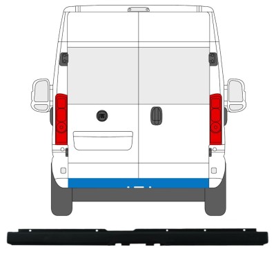 Galinis bamperis su anga vilkimo kabliui už Opel Movano 2021- 16167