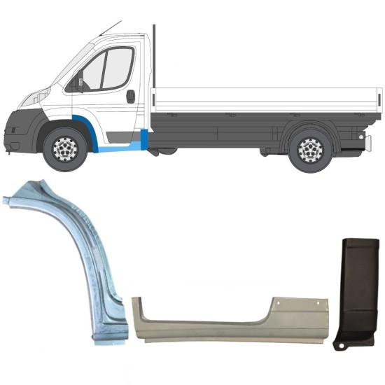 Remonto komplektas už Fiat Ducato 2006-2026 / Kairė / 17000