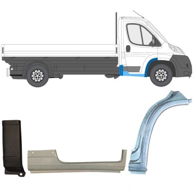 Remonto komplektas už Fiat Ducato 2006-2026 / Dešinė / 16999