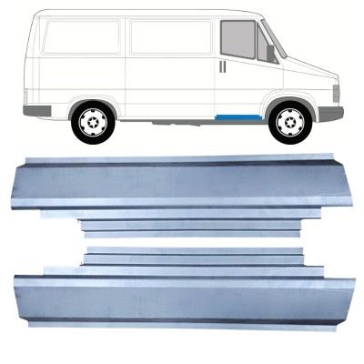 Slenkstis, apatinė už Fiat Ducato 1981-1994 / Kairė + Dešinė / Rinkinys 16153