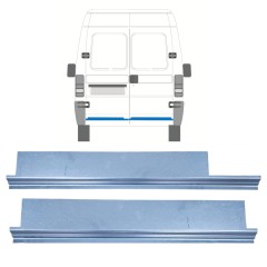 Galinių durų vidinė dalis už Peugeot Boxer 1994-2006 / Kairė + Dešinė / Rinkinys 14038