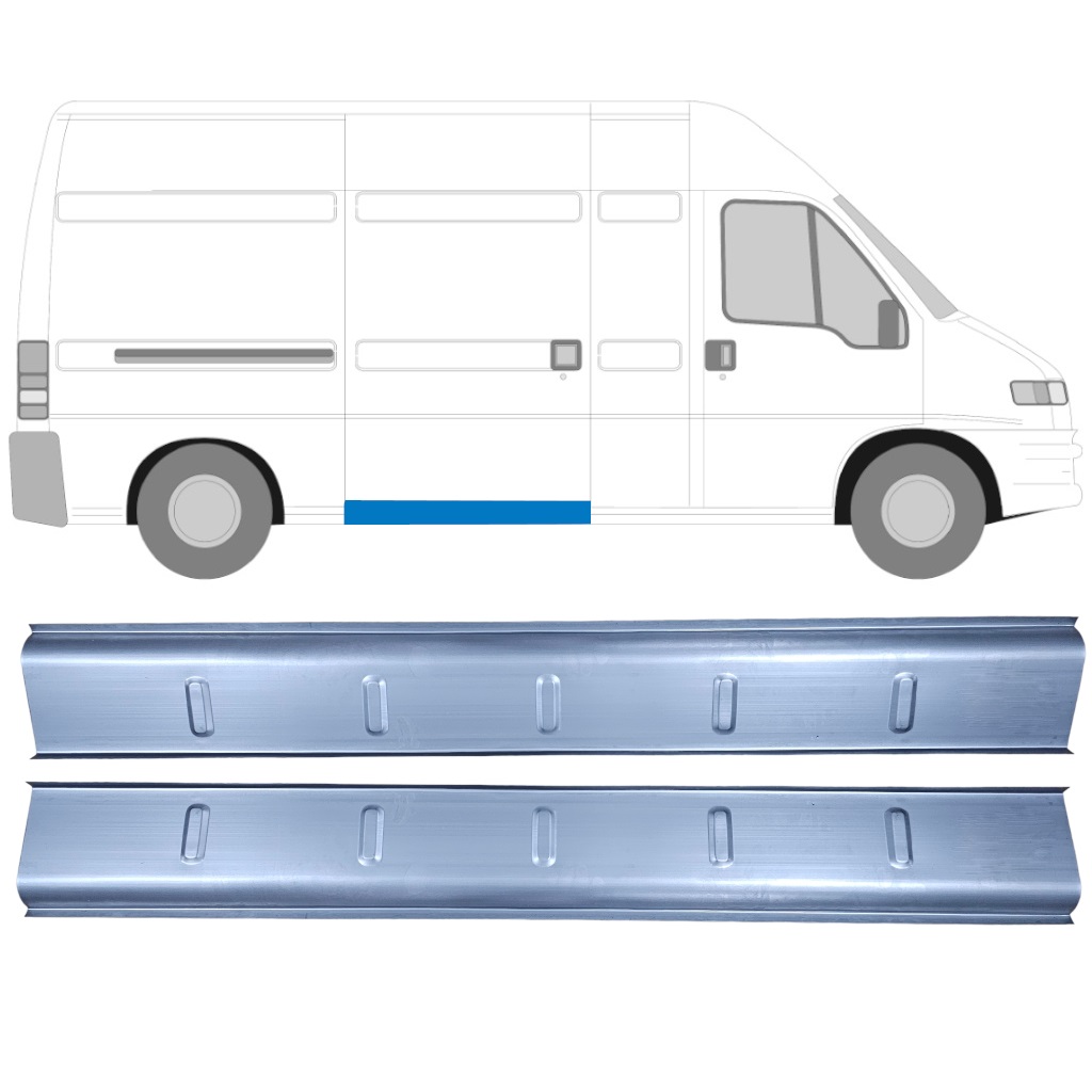 Slenkstis Vidinė Dalis Už Fiat Ducato Boxer Relay 1994-2006 / Kairė + Dešinė / Rinkinys 10676