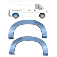 Galinė arka už Fiat Ducato 1994-2006 / Kairė = Dešinė (simetriška) / Rinkinys 10096