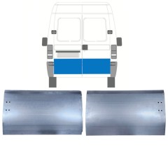 Galinių durų dalis už Peugeot Boxer 1994-2006 / Kairė + Dešinė / Rinkinys 14046