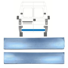 Galinių durų žema dalis už Peugeot Boxer 1994-2006 / Kairė + Dešinė / Rinkinys 14040