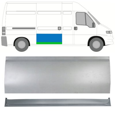 Stumdomų durų vidinė + išorinė dalis už Peugeot Boxer 1994-2006 / Dešinė 16162