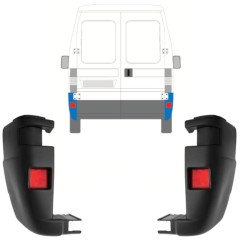 Galinio bamperio kampas už Peugeot Boxer 2002-2006 / Kairė + Dešinė / Rinkinys 13221
