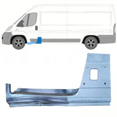 Šono skarda + Slenkstis apatinė už Fiat Ducato 2006-2025 / Kairė / Rinkinys 8743