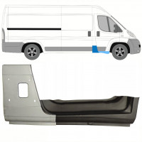 Šono skarda + Slenkstis apatinė už Fiat Ducato 2006- / Dešinė / Rinkinys 8742