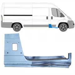 Šono skarda + Slenkstis apatinė už Peugeot Boxer 2006-2025 / Dešinė / Rinkinys 13951