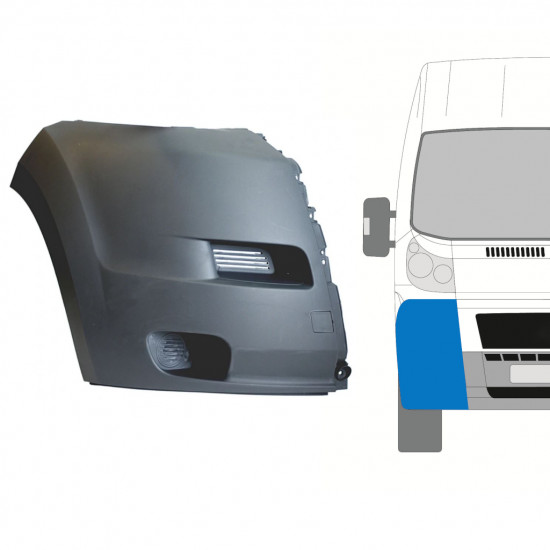 Priekinio bamperio kampas už Fiat Ducato 2006-2014 / Dešinė 7473