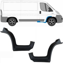 Sparno dalis su slenksčiu už Fiat Ducato 2006-2025 / Kairė + Dešinė / Rinkinys 10247