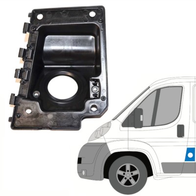 Kuro bako dangtelio korpusas už Fiat Ducato 2006-2014 / Kairė 15136