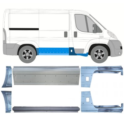 Remonto komplektas už Fiat Ducato 2006-2014 / Kairė + Dešinė / 14813