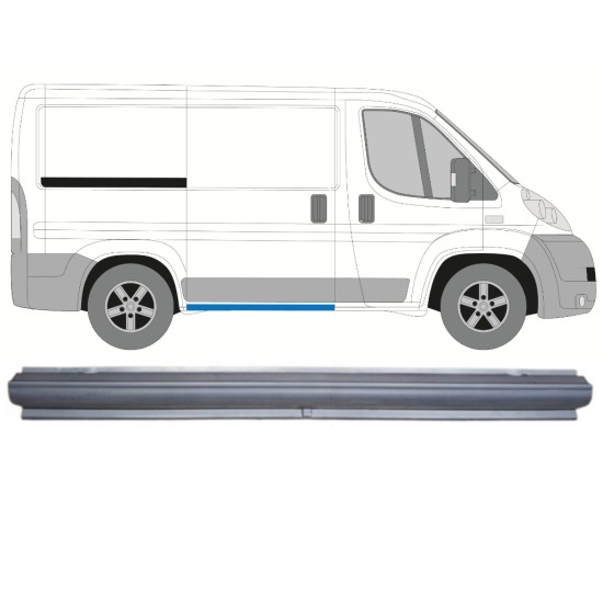 Slenkstis po slankiojančiomis durimis už Fiat Ducato 2006-2014 / Dešinė 14734