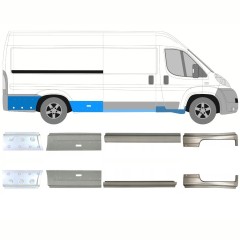 Slenkstis, apatinė už Citroen Jumper 2006-2025 / Kairė + Dešinė / Rinkinys 14171