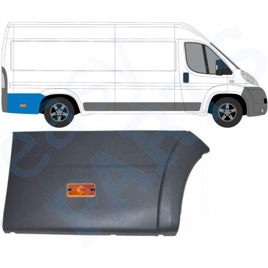 Sparno juosta galinė su lempa už Fiat Ducato 2006- / LWB / Dešinė /  10682