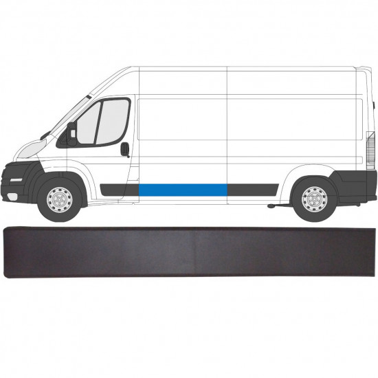 Sparno juosta už Fiat Ducato 2006- / Kairė = Dešinė (simetriška) 6536