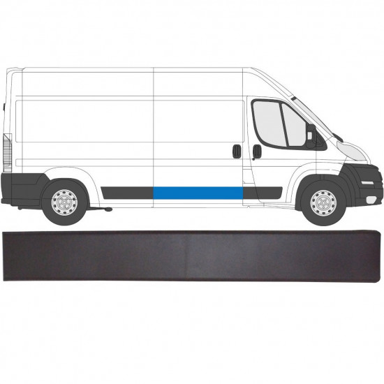 Stumdomų durų Sparno juosta už Fiat Ducato 2006- / Dešinė 6537