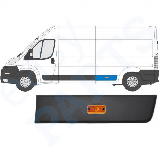 Sparno juosta galinė su lempa už Fiat Ducato 2006- / Kairė /  10679