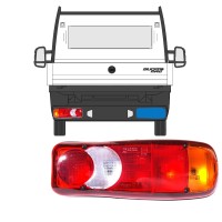 Galinis žibintas už Peugeot Boxer 2014-2018 / Dešinė 15343