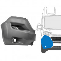 Priekinio bamperio kampas su skylėmis už Fiat Ducato 2014-2018 / Dešinė 9039