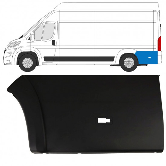 Sparno juosta galinė už Fiat Ducato 2018- / Kairė 7787