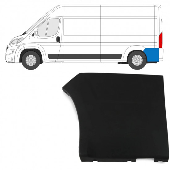 Sparno juosta galinė už Fiat Ducato 2018- / Kairė 7791