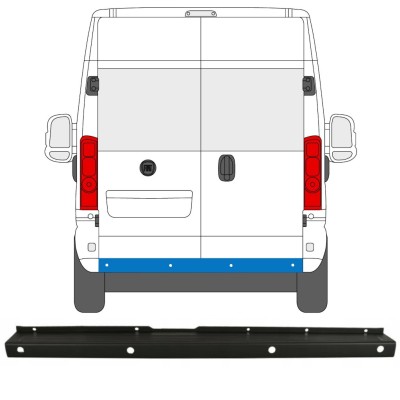 Galinis bamperis su PDC už Fiat Ducato 2018- 14968