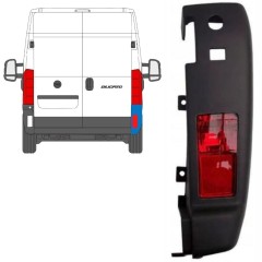Galinio bamperio kampas su lempa už Peugeot Boxer 2018- / Dešinė / Rinkinys 13241