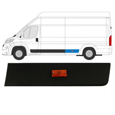 Sparno juosta galinė su lempa už Fiat Ducato 2018- / Kairė 7795