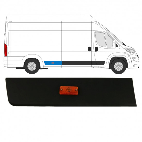 Sparno juosta galinė su lempa už Fiat Ducato 2018- / Dešinė 7794
