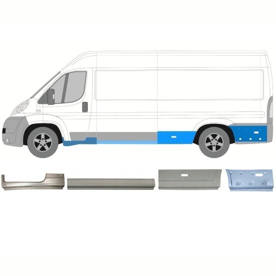 Remonto komplektas už Peugeot Boxer 2006-2026 / Kairė 16804